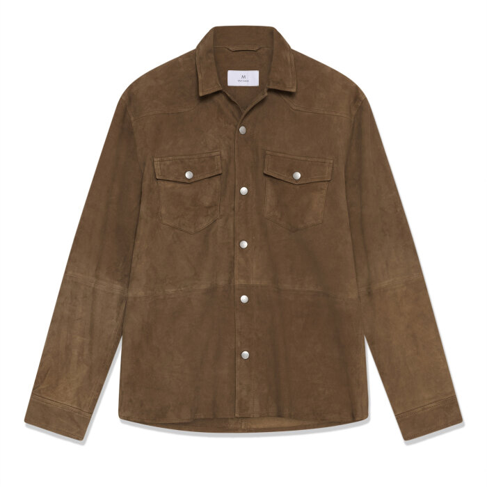 Matinique - Matinique - Western suede jacket | Ruskindsjakke Sepia