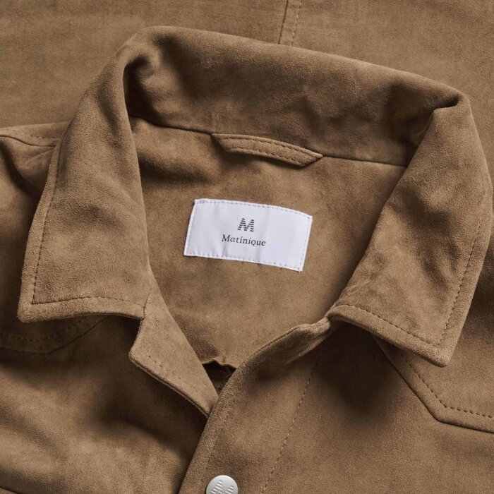 Matinique - Matinique - Western suede jacket | Ruskindsjakke Sepia