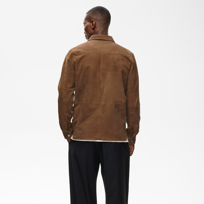 Matinique - Matinique - Western suede jacket | Ruskindsjakke Sepia