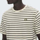 Double A by Wood Wood - Wood Wood - Ace stripe tee | T-shirt Grape Leaf Double A by Wood Wood - Wood Wood - Ace stripe tee | T-shirt Grape Leaf