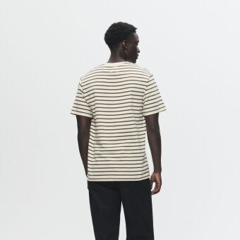 Double A by Wood Wood - Wood Wood - Ace stripe tee | T-shirt Grape Leaf
