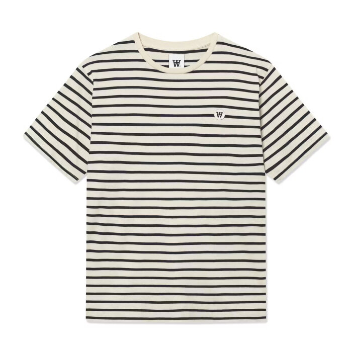 Wood Wood Ace Stripe Tee til herrer - str. 2XL