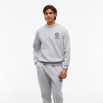 Tommy Hilfiger  - Tommy Hilfiger - Varsity roundel fleece crew | Sweatshirt Light Grey