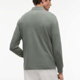 Tommy Hilfiger  - Tommy Hilfiger - 1985 regular polo LS | Polo T-shirt Platinum Olive