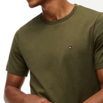 Tommy Hilfiger  - Tommy Hilfiger - Seasonal reg. fit solid tee | T-shirt Huntman Green 