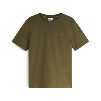 Tommy Hilfiger  - Tommy Hilfiger - Seasonal reg. fit solid tee | T-shirt Huntman Green 