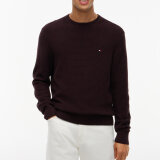 Tommy Hilfiger - Tommy Hilfiger - Cotton cashmere crewneck | Strik Chocolate Tommy Hilfiger - Tommy Hilfiger - Cotton cashmere crewneck | Strik Chocolate