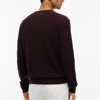 Tommy Hilfiger  - Tommy Hilfiger - Cotton cashmere crewneck | Strik Chocolate