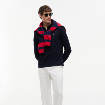 Tommy Hilfiger  - Tommy Hilfiger - 1985 regular polo LS | Polo T-shirt Navy Blue