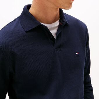 Tommy Hilfiger  - Tommy Hilfiger - 1985 regular polo LS | Polo T-shirt Navy Blue