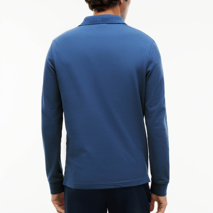 Tommy Hilfiger  - Tommy Hilfiger - 1985 regular polo LS | Polo T-shirt Aegean Sea