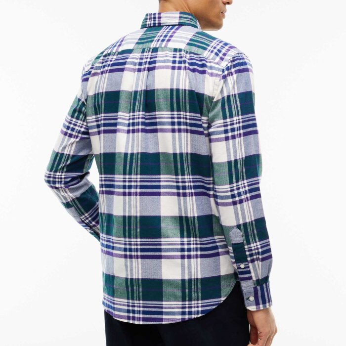 Tommy Hilfiger  - Tommy Hilfiger - Hero Flannel tartan check | Skjorte Ornamental Green 