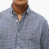 Tommy Hilfiger - Tommy Hilfiger - Flannel Gingham dobby | Skjorte Carbon Navy Tommy Hilfiger - Tommy Hilfiger - Flannel Gingham dobby | Skjorte Carbon Navy