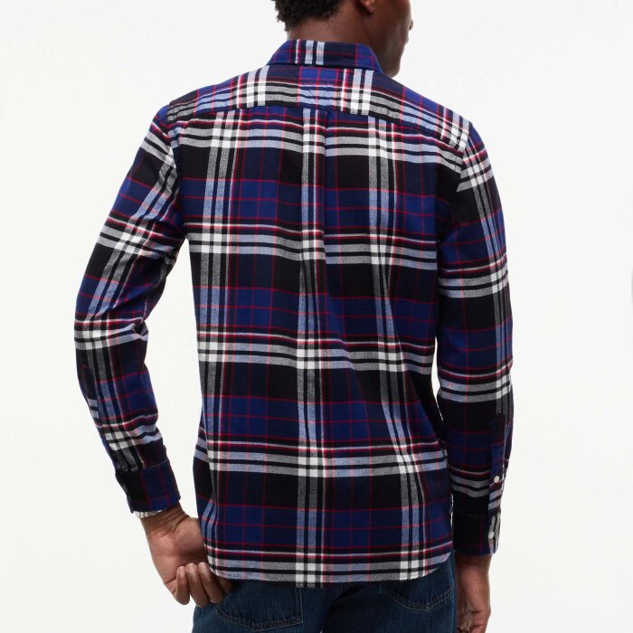 Tommy Hilfiger  - Tommy Hilfiger - Hero Flannel tartan check | Skjorte Navy Blue