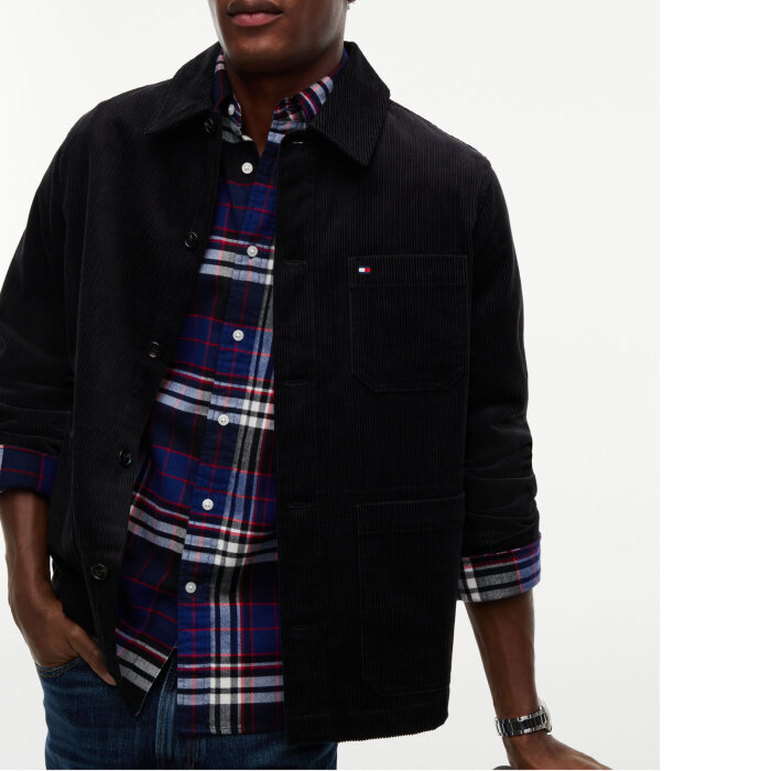Tommy Hilfiger  - Tommy Hilfiger - Hero Flannel tartan check | Skjorte Navy Blue