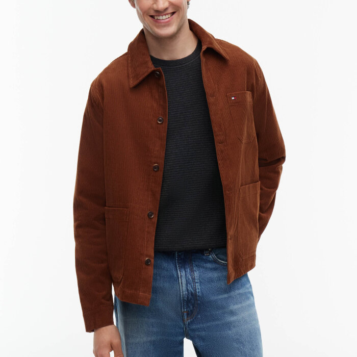 Tommy Hilfiger  - Tommy Hilfiger - Corduroy Chore shirt jacket | Overshirt Hickory Cord