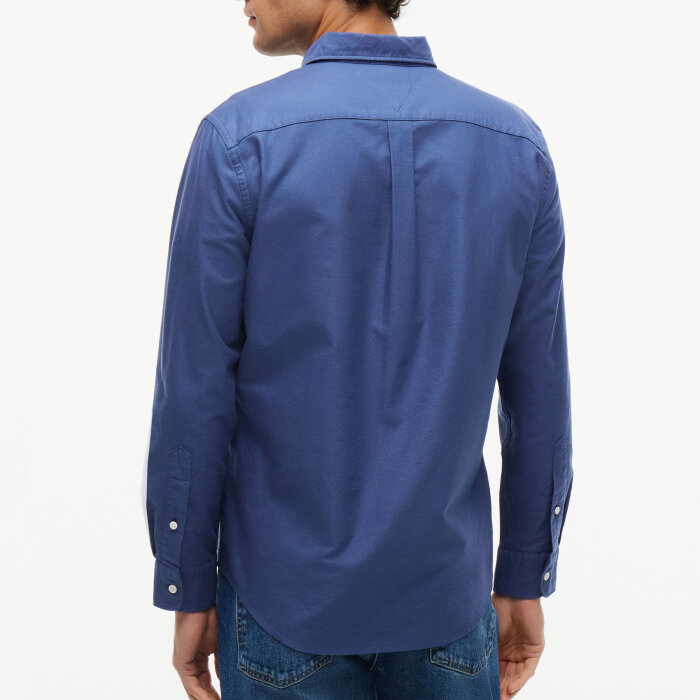 Tommy Hilfiger  - Tommy Hilfiger - Solid heritage oxford shirt | Skjorte Aegean Sea