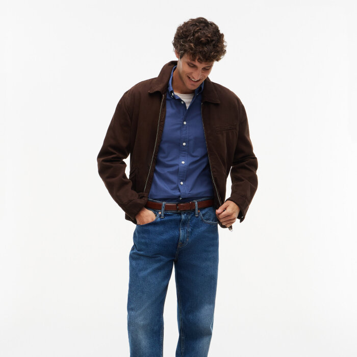 Tommy Hilfiger  - Tommy Hilfiger - Solid heritage oxford shirt | Skjorte Aegean Sea