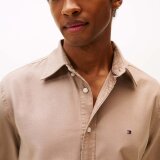 Tommy Hilfiger  - Tommy Hilfiger - Solid heritage oxford shirt | Skjorte Coastal Taupe