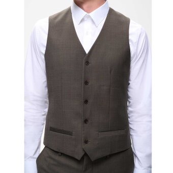 Matinique - Matinique - Breck waistcoat | Vest Turkish Coffee
