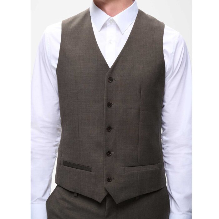 Matinique - Matinique - Breck waistcoat | Vest Turkish Coffee