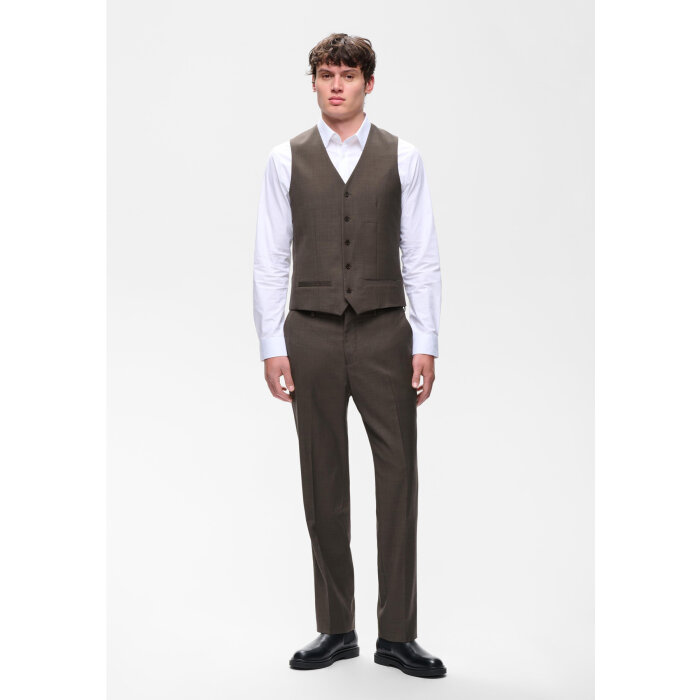 Matinique - Matinique - Breck waistcoat | Vest Turkish Coffee