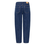 Pulz Jeans ( Dame ) - PULZ - PZLIRA UHW TAPERED LEG | JEANS DARK BLUE Pulz Jeans ( Dame ) - PULZ - PZLIRA UHW TAPERED LEG | JEANS DARK BLUE