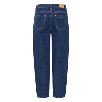 Pulz Jeans ( Dame )  - PULZ - PZLIRA UHW TAPERED LEG | JEANS DARK BLUE