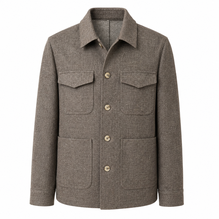 Limited Edition - Due Signori - DS3198 jersey | Overshirt Dark Brown