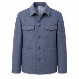 Limited Edition - Due Signori - DS3198 jersey | Overshirt Navy Limited Edition - Due Signori - DS3198 jersey | Overshirt Navy