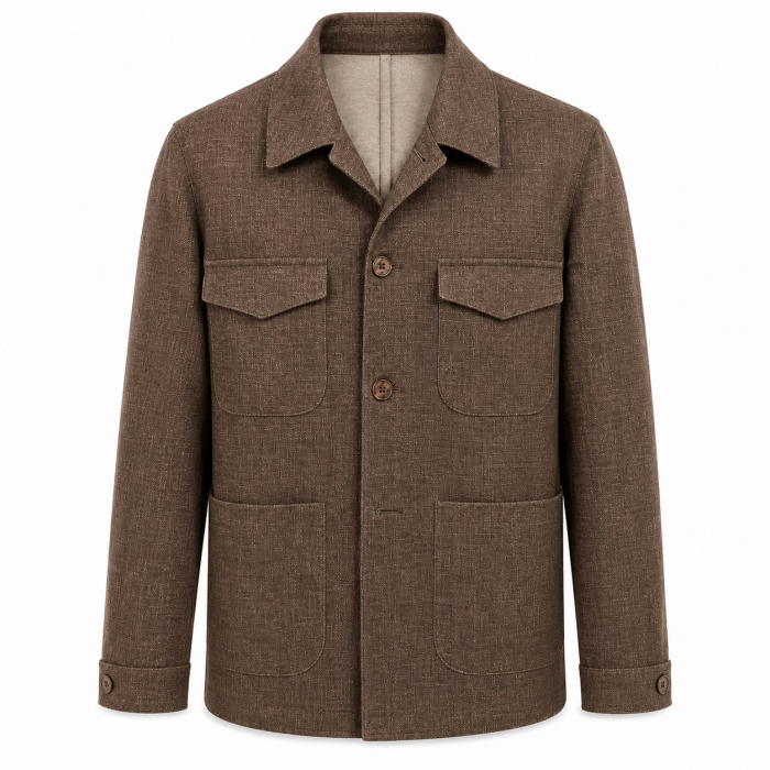 Limited Edition - Due Signori - 3249 jersey | Overshirt Brown