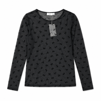 FRANSA - FRANSA - FRDETA | T-SHIRT BLACK BOW