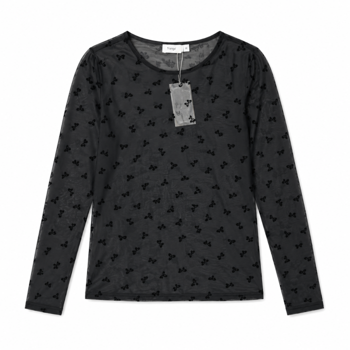 FRANSA - FRANSA - FRDETA | T-SHIRT BLACK BOW