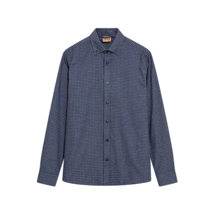 Mos Mosh Gallery - Mos Mosh - Marco flannel shirt | Skjorte Navy Check