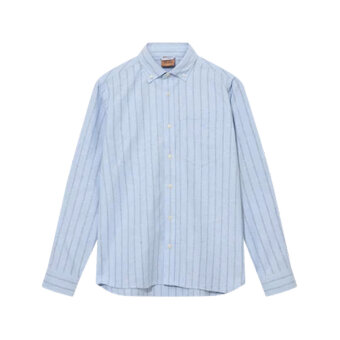 Mos Mosh Gallery - Mos Mosh - Marco brush shirt | Skjorte Light Blue