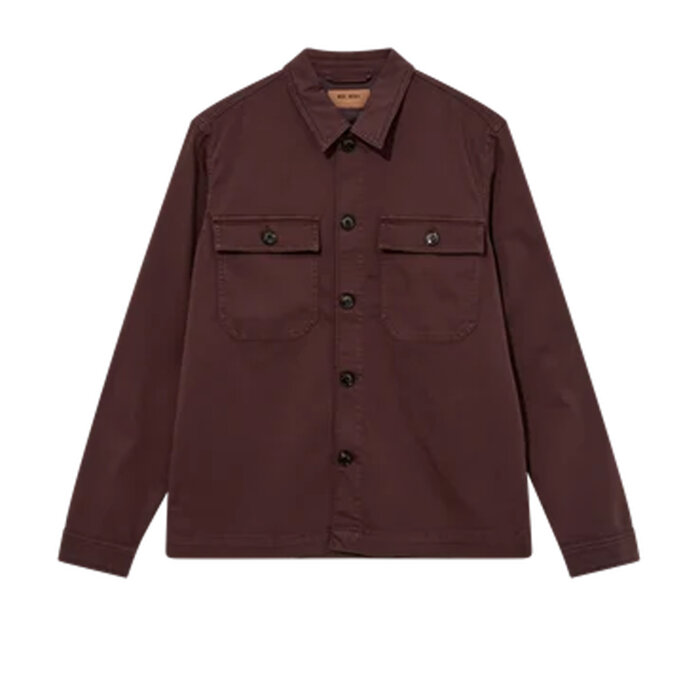 Mos Mosh Gallery - Mos Mosh - Matteo soft | Overshirt Black Coffee