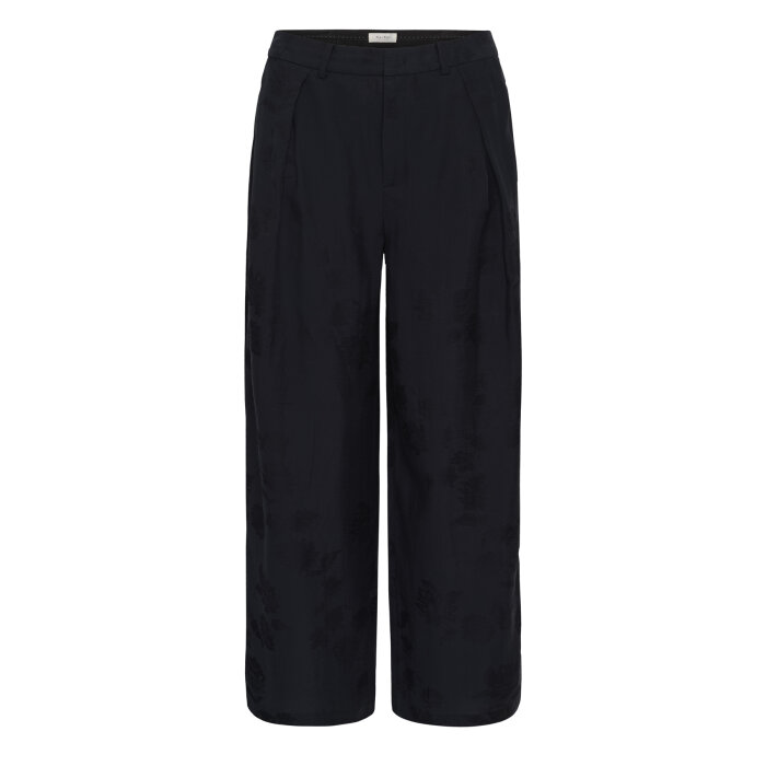 Part Two - PART TWO - CATHLEENPW | BUKSER DARK NAVY FLOWER JACQUARD