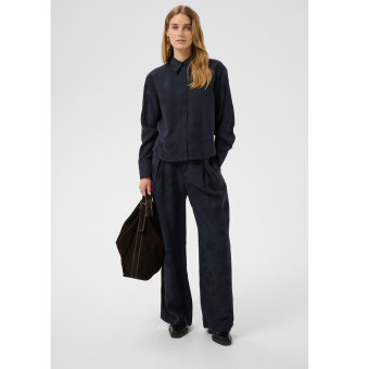 Part Two - PART TWO - CATHLEENPW | BUKSER DARK NAVY FLOWER JACQUARD