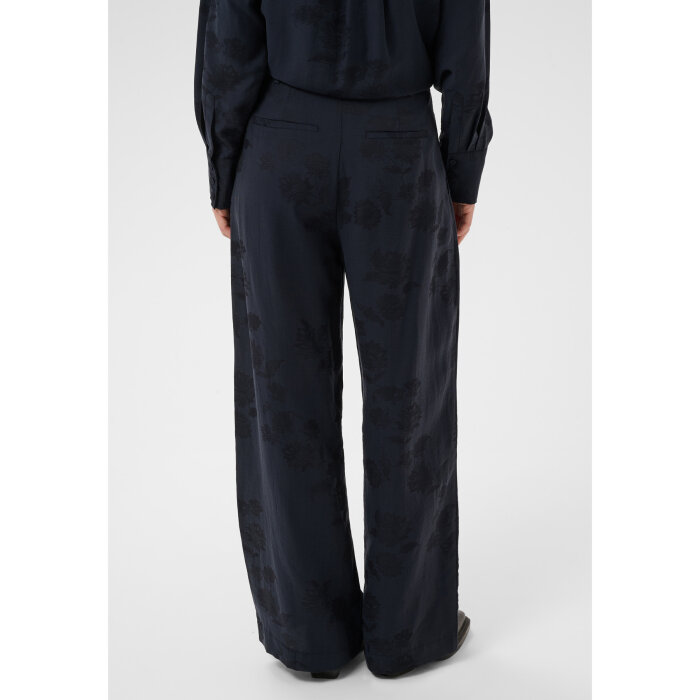 Part Two - PART TWO - CATHLEENPW | BUKSER DARK NAVY FLOWER JACQUARD