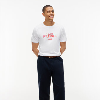 Tommy Hilfiger  - Tommy Hilfiger - Brand love stack tee | T-shirt White