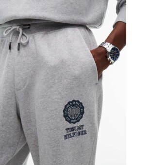 Tommy Hilfiger  - Tommy Hilfiger - Graph. varsity roundel pant | Sweatpants Light Grey