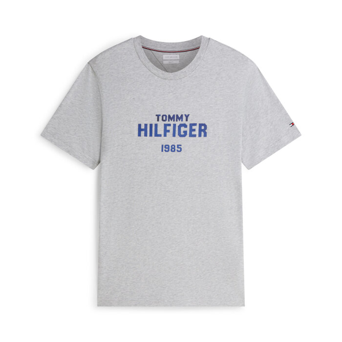 Tommy Hilfiger  - Tommy Hilfiger - Brand love stack tee | T-shirt Light Grey