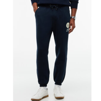 Tommy Hilfiger  - Tommy Hilfiger - Graph. varsity roundel pant | Sweatpants Navy Blue