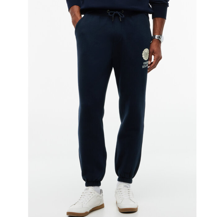 Tommy Hilfiger  - Tommy Hilfiger - Graph. varsity roundel pant | Sweatpants Navy Blue