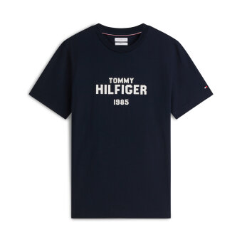 Tommy Hilfiger  - Tommy Hilfiger - Brand love stack tee | T-shirt Navy Blue