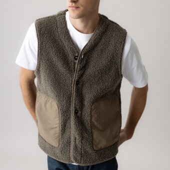 Mos Mosh Gallery - Mos Mosh - Harry waistcoat | Vest Dusty Olive