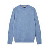 Mos Mosh Gallery - Mos Mosh - Carlos crew neck | Strik Light Blue Melange Mos Mosh Gallery - Mos Mosh - Carlos crew neck | Strik Light Blue Melange