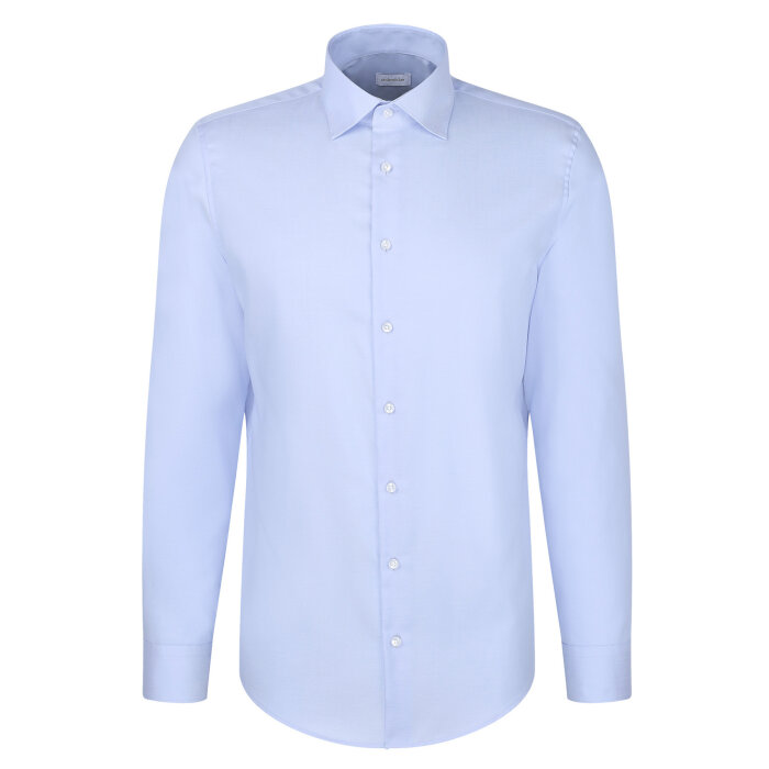 Seidensticker - Seidensticker 643510 13 | Slim Fit Skjorte Mid Blue