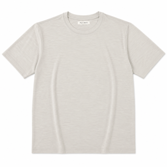 Limited Edition - Giorgio Ballerini - 0609 8185 Italien Wool | T-shirt 8185 ecru