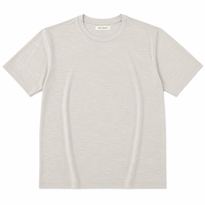 Limited Edition - Giorgio Ballerini - 0609 8185 Italien Wool | T-shirt 8185 ecru